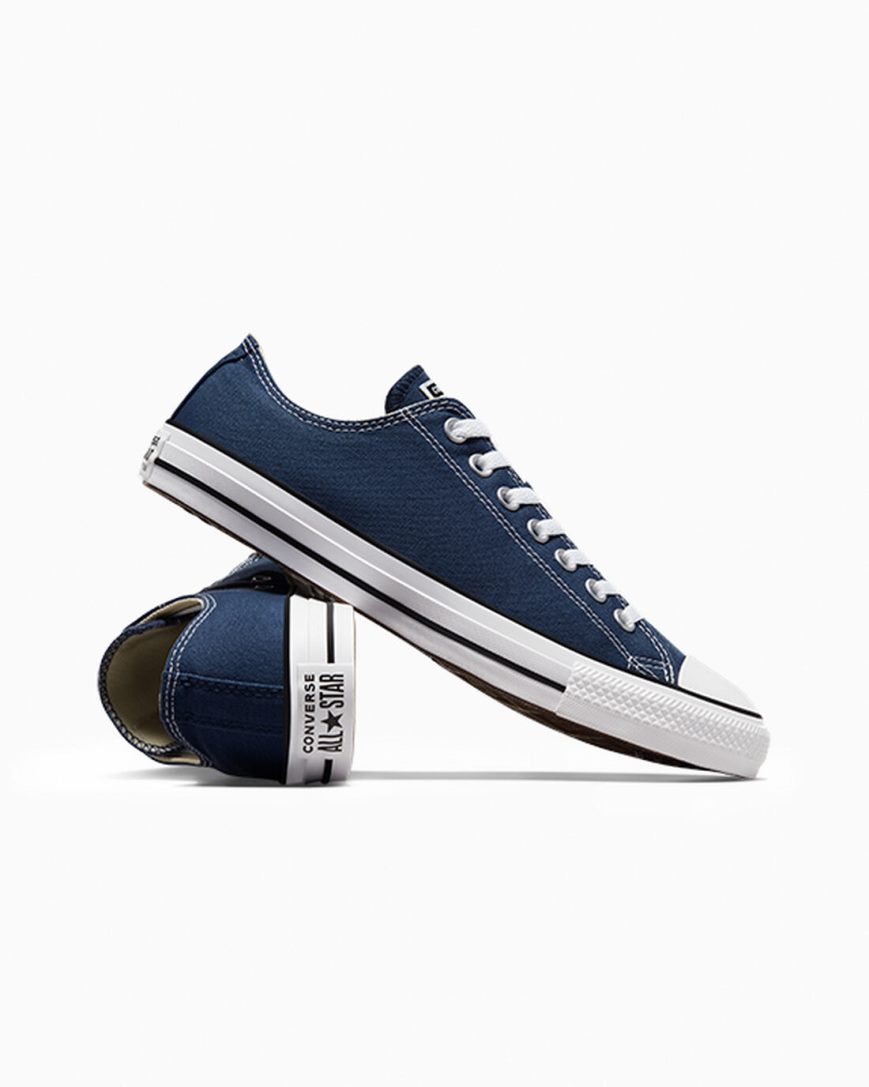 Men's Converse Chuck Taylor All Star Classic Low Top Shoes Navy | AU C5934U